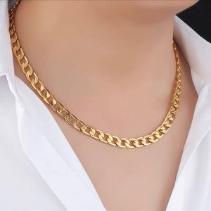💫14K Gold Plated Weaved Chain Necklace💰